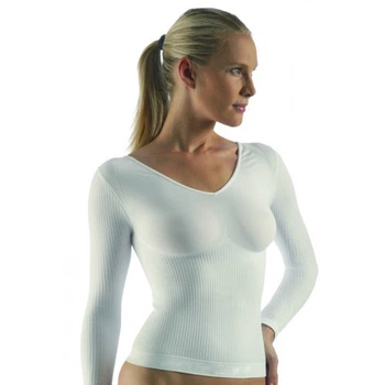 Майка антицеллюлитная с длинным рукавом Vest Long Sleeve FarmaCell арт.143 Relaxsan Цвет Белый (618-8165)