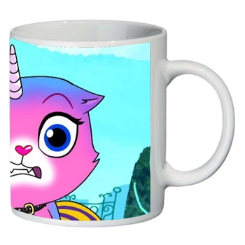 Кружка Райдужно метелик однорідна кішка SuperCup (чашка-SC-Rainbow Butterfly Unicorn Kitty-0010)