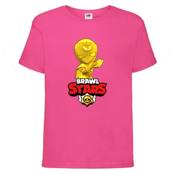 Футболка детская Brawl Stars Tara Gold (Бравл Старс Тара Золотая) малиновая 116 см