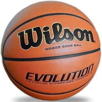 М'яч баскетбольний Wilson Evolution розмір 7 композитна шкіра коричневий (WTB0516XBEMEA)