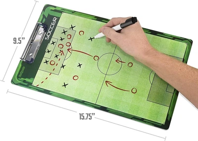 Дошка тренерська тактична футбольна GoSport Soccer Coaching Board 24х40 см (GS02)