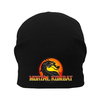 Шапка детская Мортал Комбат черная (Mortal Combat - 001) 54-56 см
