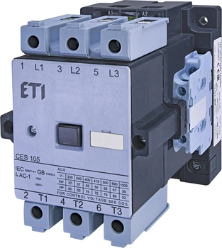 Контактор ETI CES 105.22 230V AC 3P 85A 55kW 3NO+(2NO+2NC) силовий 4646566