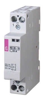 Контактор модульний ETI RD 20-20 20A 230V AC/DC 2NO (2464004)