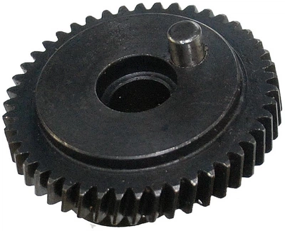 Шестерня-эксцентрик лобзика d9*40.5 46 зубов право шток 5мм, арт.лоб023