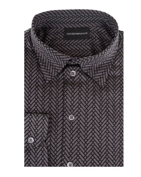 Сорочка чоловіча EMPORIO ARMANI (11SMOL-114F3-042/8-91) Сірий XXL