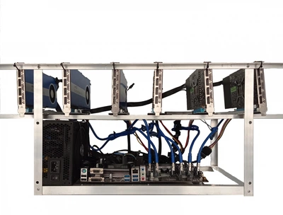 Mining farm Stack 6 AMD Radeon Pro W5500 8GB