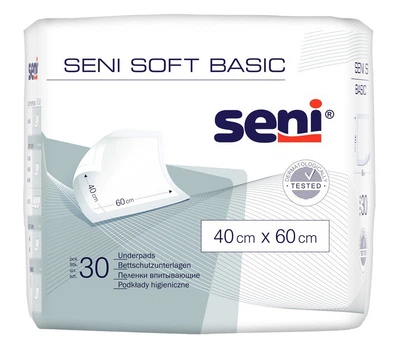 Пелюшки гігієнічні SENI SOFT Basic 40х60 см (30 шт)