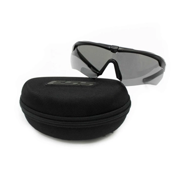 Комплект балістичних окулярів ESS Crossbow Чорний 2000000037806