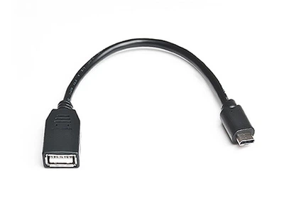 Кабель REAL-EL USB2.0 C-AF 0.1m чорний
