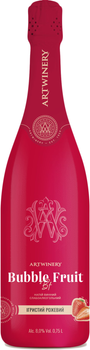 Винний напій ігристий Artwinery Bubble Fruit рожевий напівсолодкий з ароматом полуниці 0.75 л 6 — 8.5% (4820176063335)