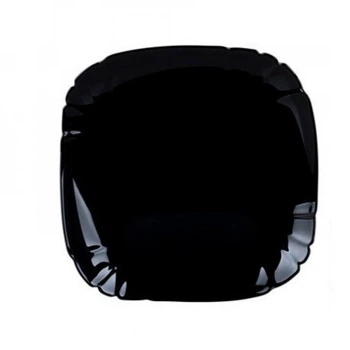 Тарілка Luminarc Lotusia Black глибока квадратна 20,5 см