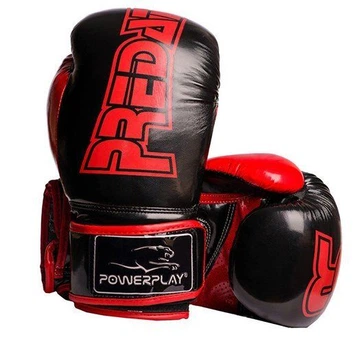 Боксерские перчатки 3017 Power Play 16oz Черно-красный (37228042)