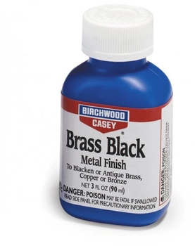 Засіб для вороніння міді, латуні, бронзи Birchwood Casey Brass Black 3 oz/ 90 мл (15225)