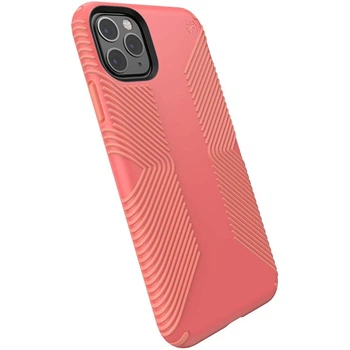 ​Антибактериальный противоударный чехол бампер Speck Presidio Grip Designed for Impact Apple Iphone 11 Pro Max 6.5″ Parrot Pink/Papaya Pink