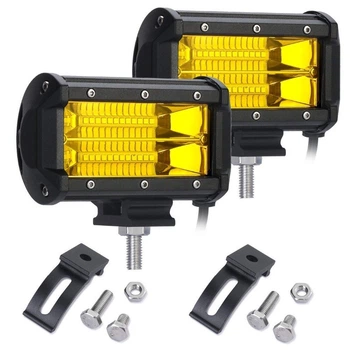 Светодиодная балка (дополнительная фара) 72W 24 smd Жёлтая Autoexpect (05315)