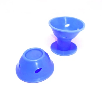 Бигуди Magic Curler "Грибочки" ART-7306 для волос создание естественной волны 10 шт Синие (12200)