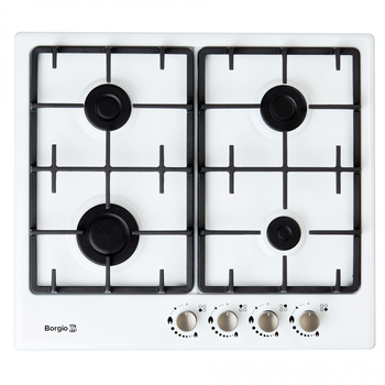 Варильна поверхня газова BORGIO 6721-17 (White Enamelled)