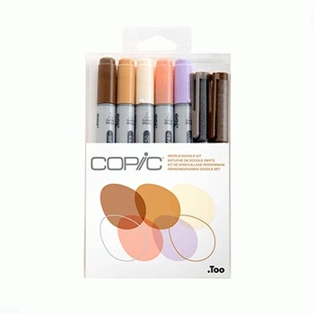 Набор маркеров Copic Ciao Set "Doodle Kit People ", 5+2 шт (22075671)