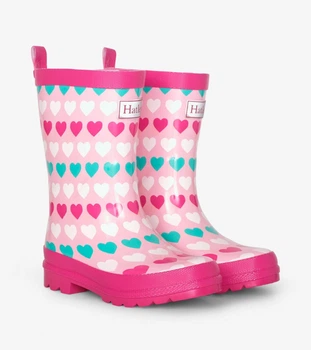 Гумові чоботи Hatley Multicolour Hearts 1 рожевий 32 (S20LHK1366)