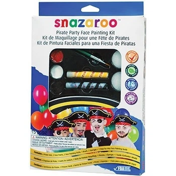 Аквагрим для мальчика Набор Snazaroo Pirates Gift set Пиратская вечеринка, краски +аксессуары (1198000)