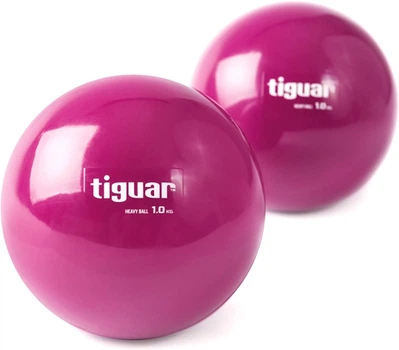 Piłki obciążające Tiguar do pilatesu i jogi średnica 11 cm 1.0 kg 2 szt. (TI-PHB010)
