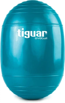 Miękka owalna piłka do pilatesu i jogi Tiguar 16 x 25 cm Fale morskie (TI-V001M)
