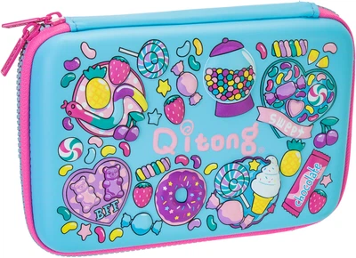 Пенал Cool For School 1 отделение с органайзером голубой (QT-5627-Blue)