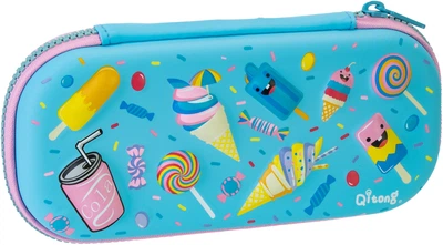 Пенал Cool For School 1 відділення з органайзером блакитний (QT-5649-Blue)