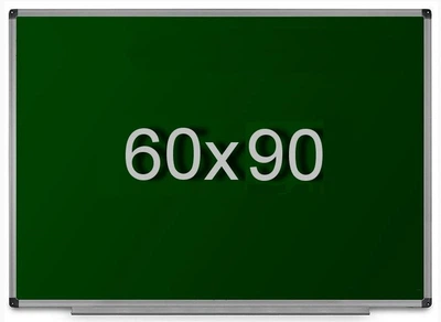 Дошка магнітна для крейди в алюмінієвій рамі 60х90см настінна з набором магнітів
