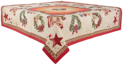 Скатерть гобеленовая Lefard Home Textile 732 Nativity 140х140 см (8407007320490)