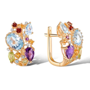 Серьги из красного золота 1624805