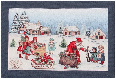 Салфетка гобеленовая с люрексом Lefard Home Textile 716 Village 35x50 см (8407007161222)
