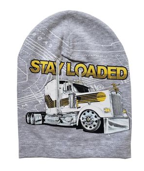 Демисезонная трикотажная шапка STAY LOADED BE SNAZZY CDL-121049-LtGrayMelange светло-серый меланж 48-54 см (CDL-121049-LtGrayMelange-48-54)
