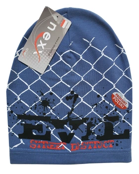 Демисезонная трикотажная шапка EVIL BE SNAZZY CDL-121012-Blue синий 48-54 см (CDL-121012-Blue-48-54)