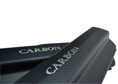 NataNiko Накладки на пороги Premium+carbon Honda Civic IX 2011-2017 4d (PK-HO12)