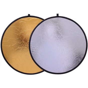 Фото отражатель / рефлектор Alitek Reflector 2 в 1 Gold/Silver (30 см) (541060)