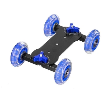 Тележка для стабилизации при видеосъемке Alitek Dolly Kit (wheels clear-blue) (57010)