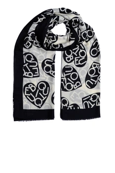 Шарф жіночий Moschino Boutique Білий MS-009 (2900053518010)