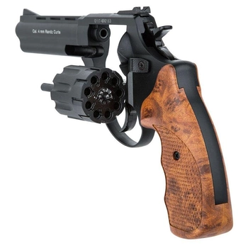 Револьвер под патрон Флобера Stalker S (4.5", 4.0mm), ворон-коричневый
