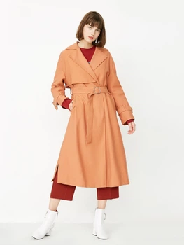 Тренч Only 117336547 XS (70395XS) Абрикосовый