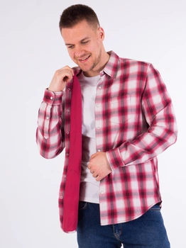 Рубашка в клетку Desigual 17WMCW60 S (87533S) Красный