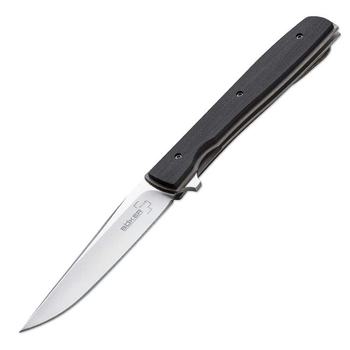 Нож складной Boker Plus Urban Trapper (длина: 196мм, лезвие: 86мм), черный, G10