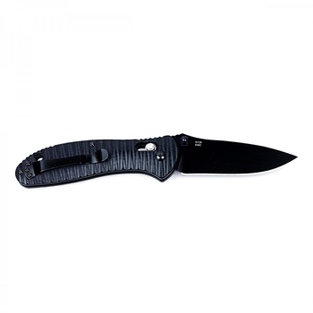 Нож складной Ganzo G7393Р (длина: 205мм, лезвие: 87мм, черное), черный