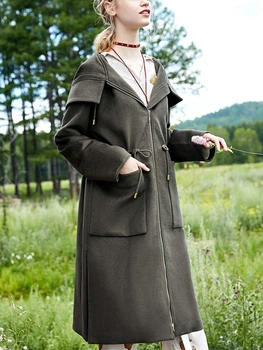 Пальто Vero Moda 317327551 M (71550M) Зеленый