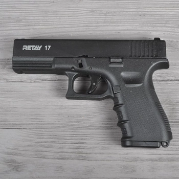 Пистолет сигнальный, стартовый Retay Glock G 17 (9мм, 14 зарядов), черный