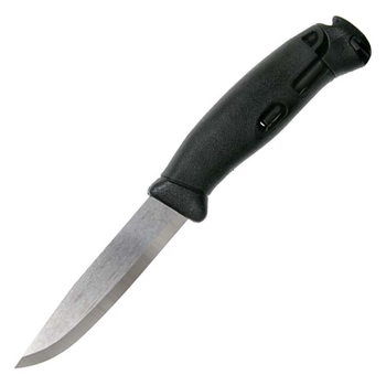 Нож фиксированный Mora Companion Spark (длина: 238мм, лезвие: 104мм) + огниво, черный