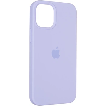 Чехол Fiji Silicone Case для Apple iPhone 12 Pro бампер накладка Full Soft Light Purple