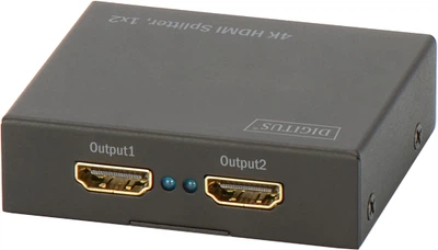 Rozdzielacz HDMI Digitus (INx1 - OUTx2), 4K czarny (DS-46304)