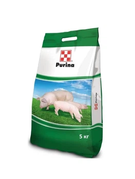 Концентрат Purina универсальный для свиней Стартер 25% Гроуер 15% Финишер 10% (5кг) 20020